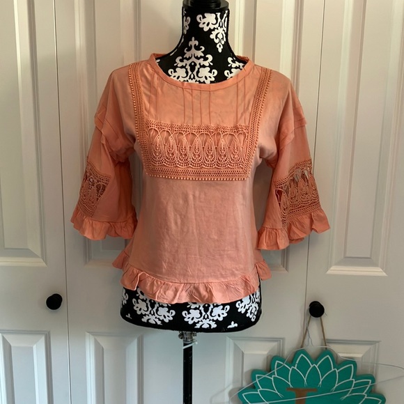 NWT Anthropologie Sonoma ruffled top by Tiny. - Picture 2 of 16